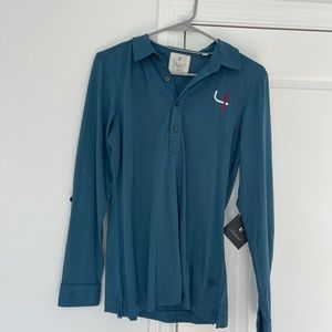 LinkSoul Women’s Long Sleeve Golf Polo Medium